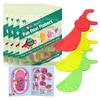 Dr. Ram's Fun Flexi Flossers for Kids - 300 Count Kids Dental Floss - Anti-Ouch Shape with Puzzle and Game - Light Citrus Fruit Scent Kid Floss view 1