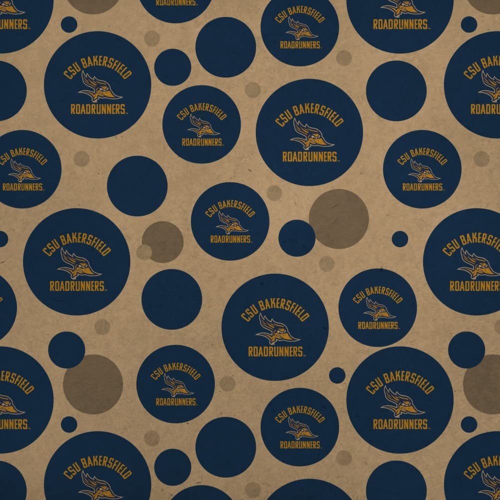 GRAPHICS & MORE California State University Bakersfield Roadrunners Logo Premium Kraft Gift Wrap Wrapping Paper Roll