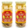 Al Amin Foods 7 Farms Pickled Jalapeno Quail Eggs 2 Jars Net Wt. 16 Oz (454g) view 1