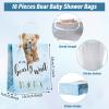 Tinlade 32 Pcs Bear Baby Shower Bags Bear Paper Gift Bags with Handles We Can Bearly Wait Baby Shower Party Favors Decorations for Birthday Party Wedding Games Prizes view 2