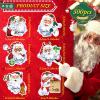Funrous 500 Pcs from Santa Tag Stickers Christmas Santa Gift Name Tags Xmas Tag Stickers Roll Self Adhesive Vintage Santa Pattern Labels for Xmas Holiday Gift Wrapping Party Favors Supplies view 2