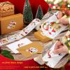 Funrous 500 Pcs from Santa Tag Stickers Christmas Santa Gift Name Tags Xmas Tag Stickers Roll Self Adhesive Vintage Santa Pattern Labels for Xmas Holiday Gift Wrapping Party Favors Supplies view 3