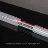 Dakoufish Plastic Straw Carrying Case,3Packs Reusable Collapsible Boxes for 5-8 Inch Straight Drinking Straws Storage Perfect for Travel, Gifts. view 3
