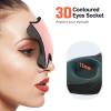 LitBear Sleep Masks for Women, Pink Eye Mask for Sleeping, Comfortable Night Sleeping Mask, Soft Contoured Eye Cover for Sleeping with Elastic Strap for Side Sleeper Men Flying Shift Worker view 3