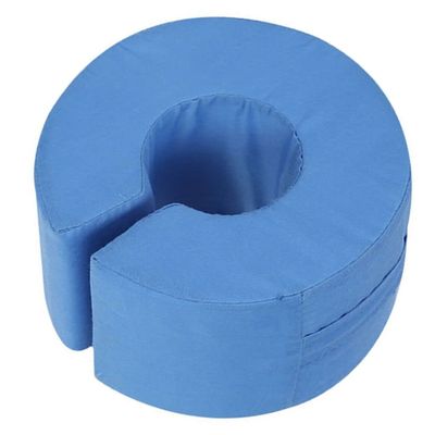 1 Pair Foot Pillows for Pressure Sores, Heel Protection for Soreness and Cure, Sponge Cushions Pressure Sores Foot Ring and Hand Ring, Heel Cushions, Heel Protector Pillows, One Size (Blue)
