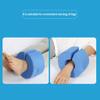 1 Pair Foot Pillows for Pressure Sores, Heel Protection for Soreness and Cure, Sponge Cushions Pressure Sores Foot Ring and Hand Ring, Heel Cushions, Heel Protector Pillows, One Size (Blue) view 4