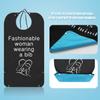KINBOM Funny Adult Bibs, Dining Clothing Protector Washable and Reusable Bibs for Adults with Crumb Catcher for Adults Elderly and Disabled(Fashionable Woman Wearing a Bib) view 3