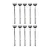 Beufee 10pcs Back Scratcher Extendable Mini Manual Back Scratchers Portable Foldable Back Scratcher for Grandparents Telescoping with Pocket Clip for Relieve Itching view 1