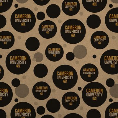 GRAPHICS & MORE Cameron University Secndary Logo Premium Kraft Gift Wrap Wrapping Paper Roll
