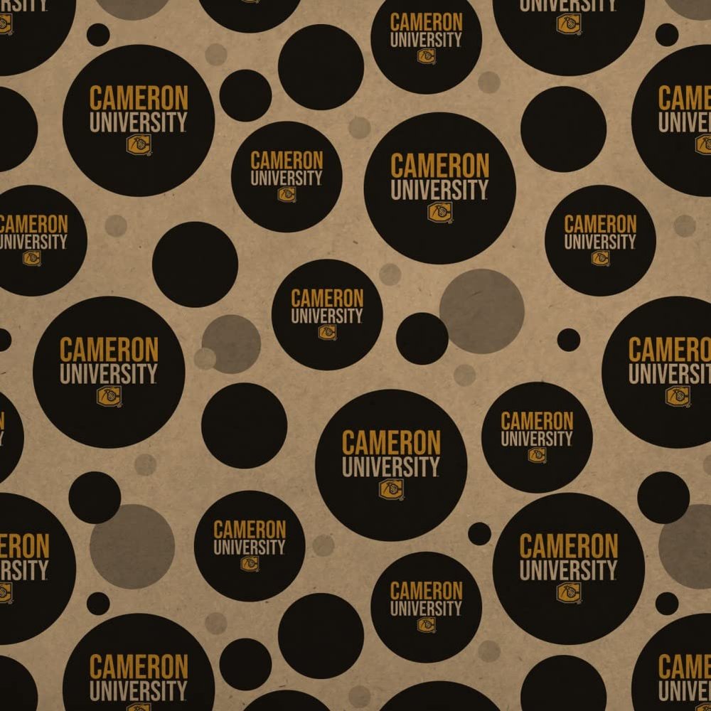 GRAPHICS & MORE Cameron University Secndary Logo Premium Kraft Gift Wrap Wrapping Paper Roll