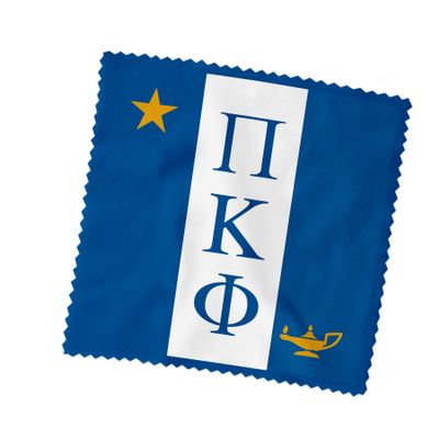 Pi Kappa Phi Fraternity Eyeglass Cleaner & Microfiber Cleaning Cloth (Pi Kappa Phi - 3)