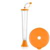 Sweet World USA (54 Cups) Party Yard Cups - 14oz - for Margaritas, Cold Drinks, Frozen Drinks, Kids Parties (Orange) view 3