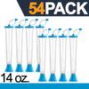 Sweet World USA (54 Cups) Party Yard Cups - 14oz - for Margaritas, Cold Drinks, Frozen Drinks, Kids Parties (Blue) view 2