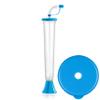 Sweet World USA (54 Cups) Party Yard Cups - 14oz - for Margaritas, Cold Drinks, Frozen Drinks, Kids Parties (Blue) view 3