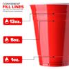 Stock Your Home Red Plastic Cups Disposable, 16oz (100 Count) Heavy-Duty, Large Party Cup Pack Bulk Pack for Drinking Punch, Soda, Wine, Beer, 4th of July, Halloween view 4