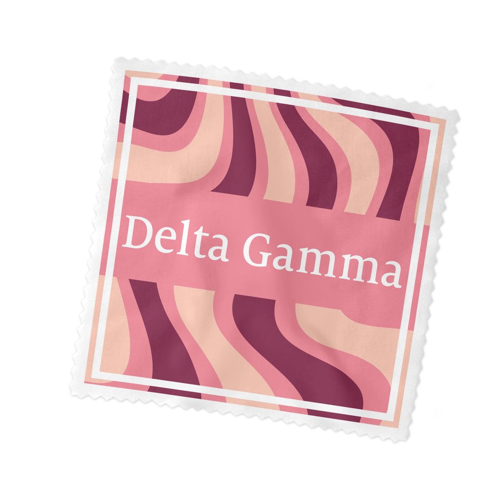 Delta Gamma Sorority Eyeglass Cleaner & Microfiber Cleaning Cloth (Delta Gamma - 8)