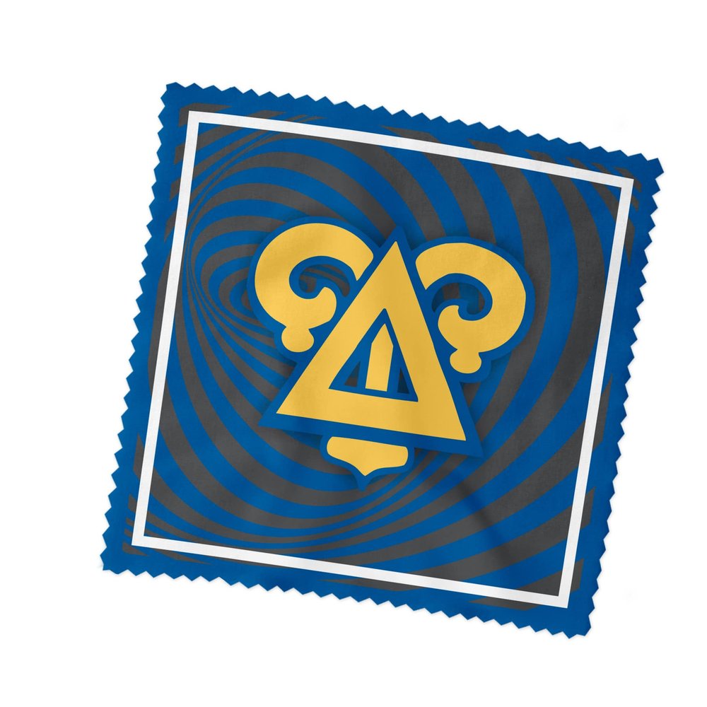 Delta Upsilon Fraternity Eyeglass Cleaner & Microfiber Cleaning Cloth (Delta Upsilon - 4)