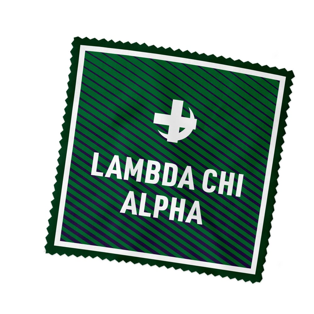Lambda Chi Alpha Eyeglass Cleaner & Microfiber Cleaning Cloth (Lambda Chi Alpha - 6)