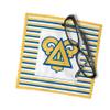 Delta Upsilon Fraternity Eyeglass Cleaner & Microfiber Cleaning Cloth (Delta Upsilon - 8) view 2
