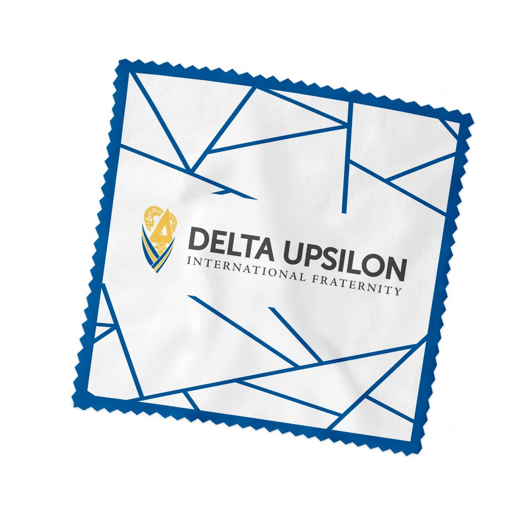 Delta Upsilon Fraternity Eyeglass Cleaner & Microfiber Cleaning Cloth (Delta Upsilon - 6)