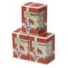 DUNEROLLER Christmas Cash Gift Boxes for Gifting Money Red Wrapped Box and Silver Bow Design view 1