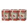 DUNEROLLER Christmas Cash Gift Boxes for Gifting Money Red Wrapped Box and Silver Bow Design view 2