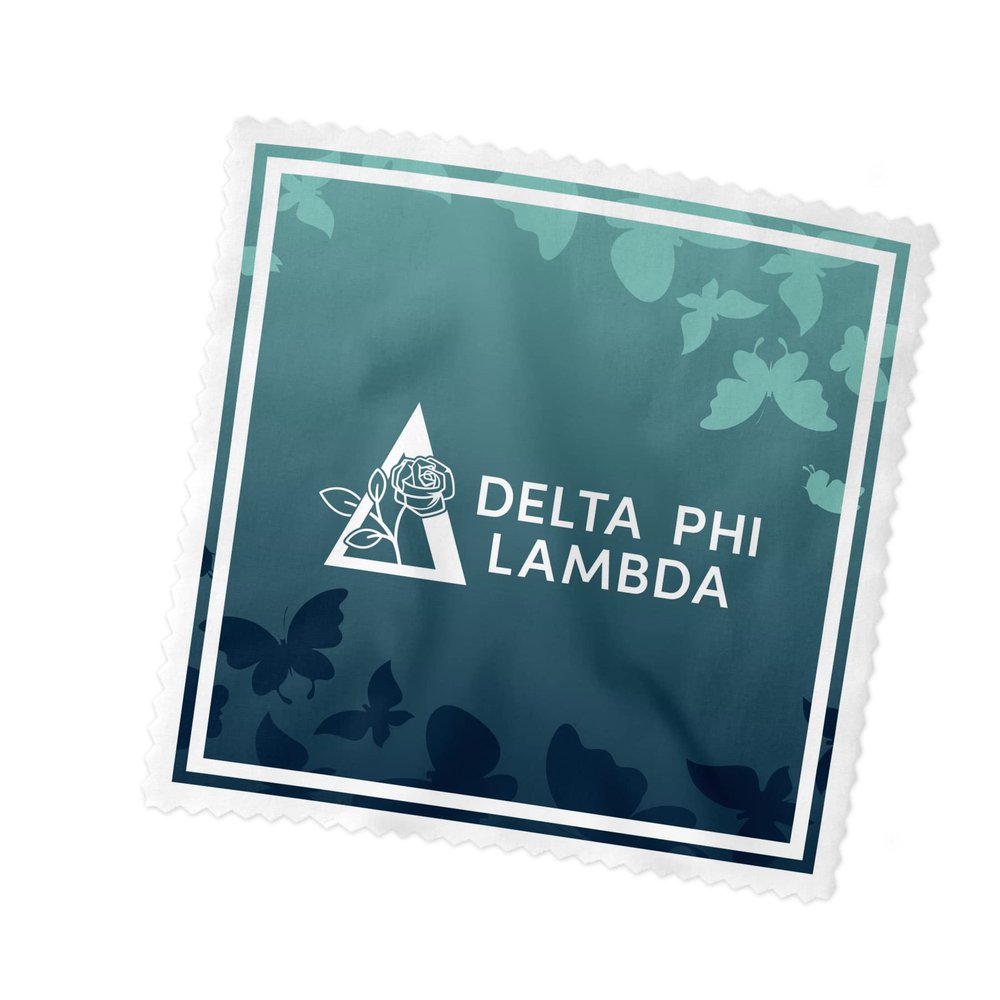 Delta Phi Lambda Sorority Cleaner & Microfiber Cleaning Cloth (Delta Phi Lambda 9)