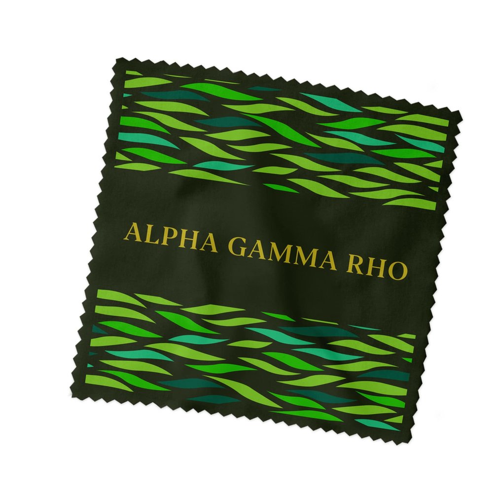 Alpha Gamma Rho Fraternity Cleaner & Microfiber Cleaning Cloth (Alpha Gamma Rho 5)