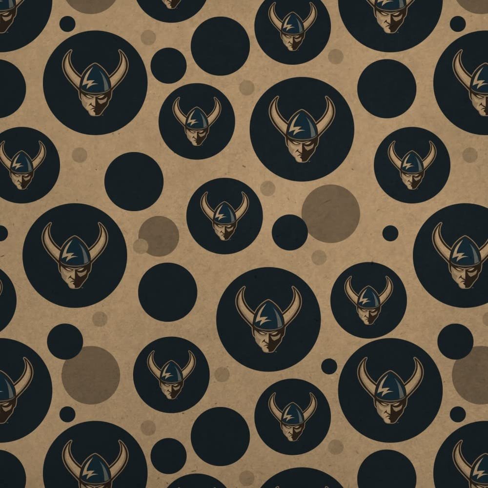 GRAPHICS & MORE Western Washington University Primary Logo Premium Kraft Gift Wrap Wrapping Paper Roll