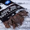 No Mans Land High Protein Beef Jerky | 16G Protein, Low Carb, Low Calorie Beef Snack | Slow-Dried, Smoked & Seasoned Jerky Strips | Black Pepper 8.5oz Bag view 4