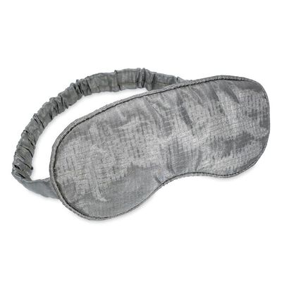 TRU47 Large Pure Silver & Silk Sleep Mask - Luxury Eye Masks for Women & Men/Travel Essentials/99% Pure Silver Thread/6 Layers of Comfort/Blackout Sleeping Cover/Perfect for Restful Sleep