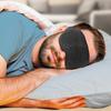 TRU47 Large Pure Silver & Silk Sleep Mask - Luxury Eye Masks for Women & Men/Travel Essentials/99% Pure Silver Thread/6 Layers of Comfort/Blackout Sleeping Cover/Perfect for Restful Sleep view 4