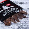 No Mans Land Slow-Dried Beef Jerky | 17G Protein, Low Carb, Low Calorie Beef Snack | Smoked & Seasoned Jerky Strips | HOT 6oz Bag view 4