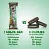 FITCRUNCH Protein Bar, Snack Size Protein Bar, Gluten Free, Value Pack (24 Snack Size Bars, Mint Chocolate Chip) view 4