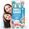 Smile Saver 360 3-Sided Toothbrush for Kids & Adults | Sustainable U-Shaped Triple Soft Bristle Heads + Tongue Scraper Braces Caregivers Kids Child Adult | Prevention Gum Massage Special Needs | USA view 1