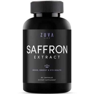 Ultra6 Saffron Supplements - 100% Pure Saffron Extract Capsules and Mood Enhancer for Women and Men - Natural Supplement for Eye Health (90 Servings)