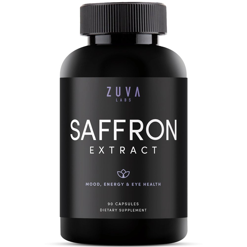 Ultra6 Saffron Supplements - 100% Pure Saffron Extract Capsules and Mood Enhancer for Women and Men - Natural Supplement for Eye Health (90 Servings)