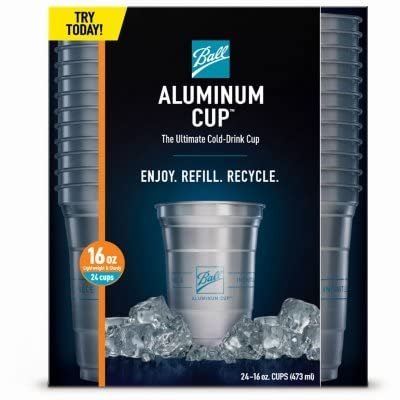 Ball Aluminum Cup 100000000003 Ball 24PK 16OZ ALU Cup - Quantity 1