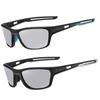 2pcs Wrap Around Photochromic full lens Reading glasses Men Transition Hyperopia Presbyopia Sports Reader Sunglasses (2PCS-black&blue, 1.75, multiplier_x) view 1
