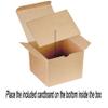 Xxcxpark 30 PCS Brown Kraft Gift Boxes 5x5x3.5, Party Favor Kraft Paper Gift Packaging Box with Lid for DIY Crafting, Cube, Cupcake, Kraft Present Boxes for Birthday, Wedding view 4