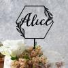 Beard Dad Father Birthday Cake Topper Black Acrylic Happy Birthday Cake Topper Party Decorations Custom Topper Birthday Cake Decoration Supplies Happy Birthday Gift to Children Women Cake Toppers view 4