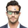 OCCI CHIARI Photochromic Bifocal Reading Glasses Mens,Transition Square UV Protection Sunglasses Readers 1.0 1.5 2.0 2.5 3.0 3.5 4.0(Blue +400) view 1