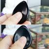 2PCS Thumb Worry Stone Lapis Lazuli Obsidian Healing Crystals Sets Hand Carved Stones Gemstone Pocket Natural Stone Meditation Reiki Water Drop Shaped Palm Stone for Anxiety Therapy view 3