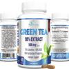YUMMYVITE Green Tea Extract 98% - 3X Strength, 75% Polyphenol Catechins, 45% EGCG, Super Antioxidant - 60 Capsules view 1