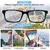 OCCI CHIARI Photochromic Bifocal Reading Glasses Mens,Transition Square UV Protection Sunglasses Readers 1.0 1.5 2.0 2.5 3.0 3.5 4.0(Blue +350) view 3