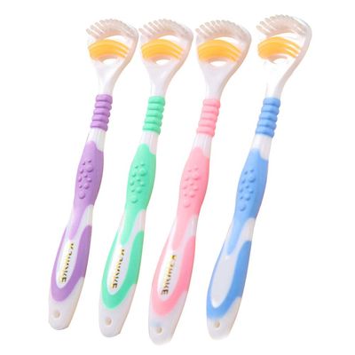 4pcs Kids Scraper Scaper Oral Coating Cleaning Scrubber Adults Random Color
