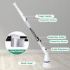 Electric Spin Scrubber Cordless Power Scrubber Cleaning Brush with Adjustable Detachable Long Handle & 4 Replaceable Brush Heads Household Cleaning Supplies for Bathroom Shower Floor view 3