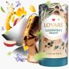 LOVARE Cleopatras Night Loose Leaf Tea Sampler 80 g  Made in Ukraine  Green Tea, Pineapple, Apple, Rose Buds and Petals, Calendula, Safflower, and More with 15 Paper Filters view 1