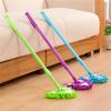 180 Degree Rotatable Adjustable Triangle Cleaning Mop with Reusable Mop Heads Cleaning Sponges Cloths, Multi-Functional Retractable Home Wall Ceiling Floor Cleaning Mop for Bathtub Glass Bed Bottom. view 2