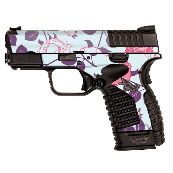MightySkins Skin Compatible with Springfield XDS 3.3 - Vintage Floral | Protective, Durable, and Unique Vinyl Decal wrap Cover | Easy to Apply, Remove, and Change Styles | Made in The USA